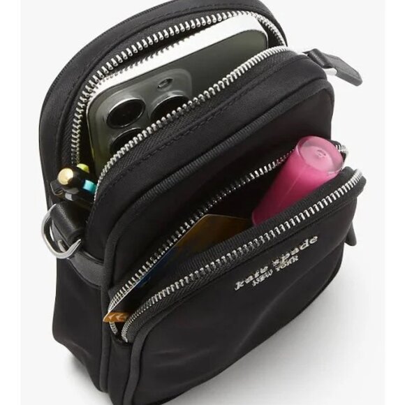 Kate Spade Sam North South Recycled Nylon Phone Crossbody Bag - Picture 7 of 13